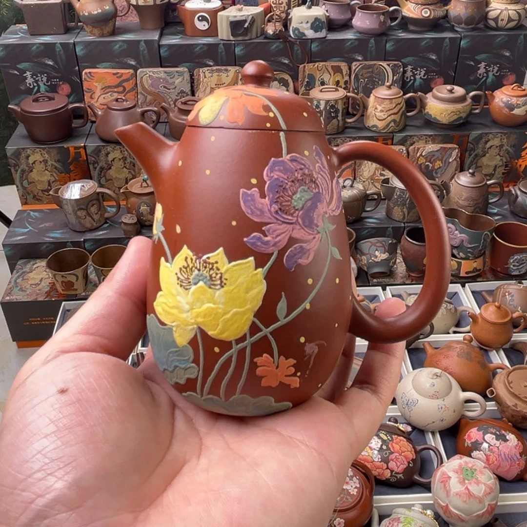 茶壶紫砂150cc特价浮力壶