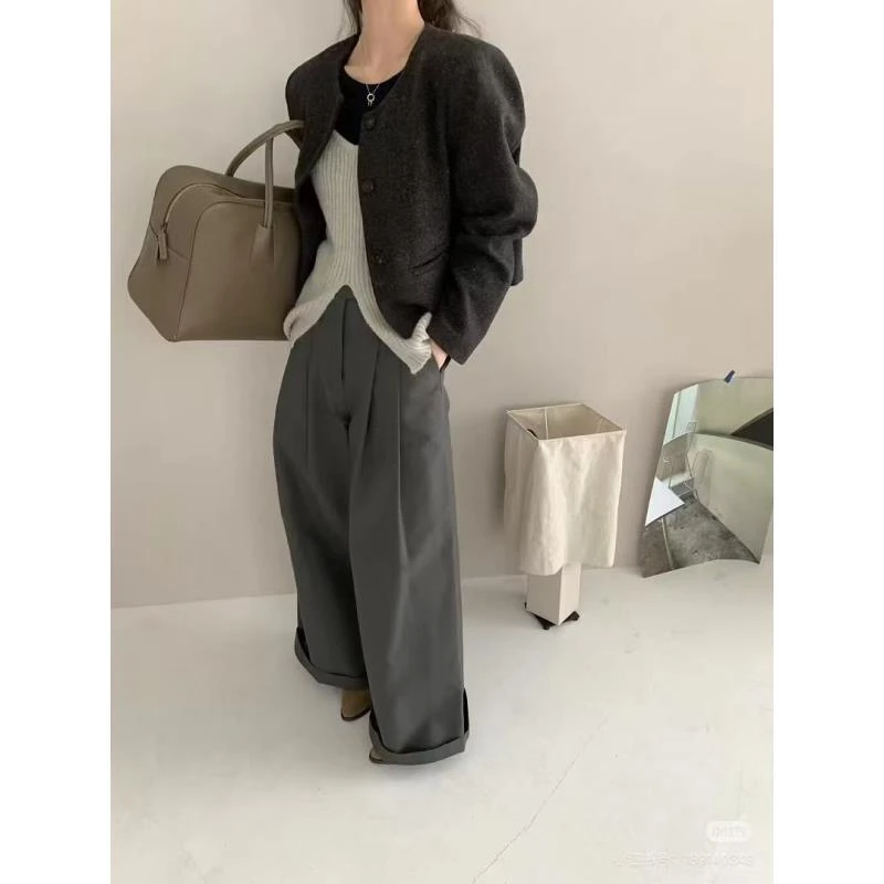 [MAS] 加厚毛呢外套  0084