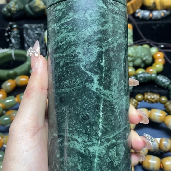蛇纹石玉珠宝奇石未镶嵌