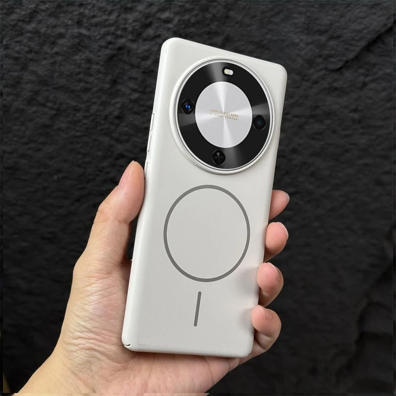 适用于华为畅享70X手机壳磁吸pc硬柔润肤感磨砂简约大孔超薄硬壳