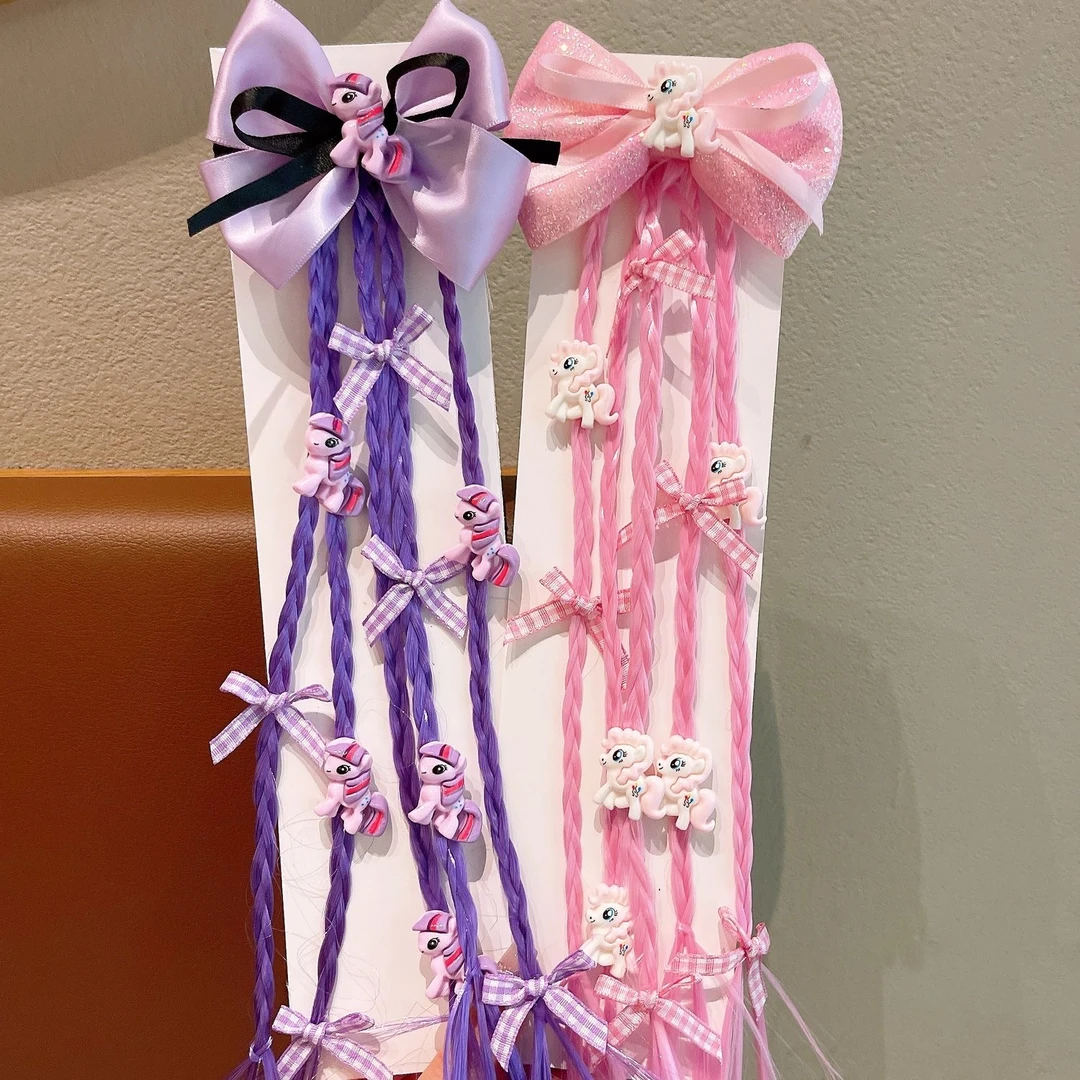 饰品可爱卡通风蝴蝶结发夹公主发箍发饰发带小女孩女