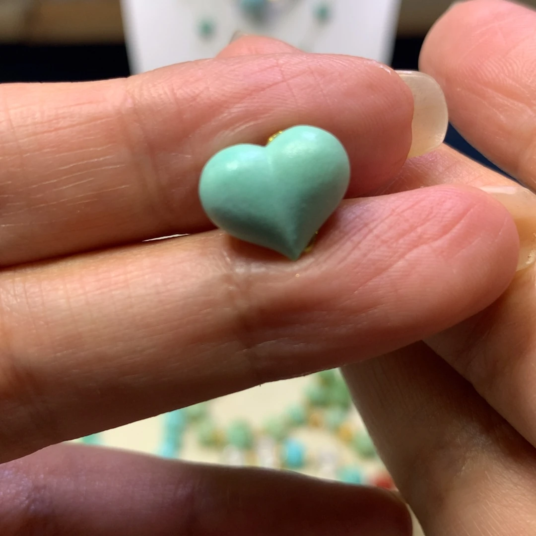 绿松石未镶嵌屁桃