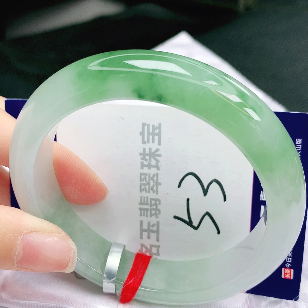 翡翠手镯未镶嵌缅甸天然a货翡翠手镯