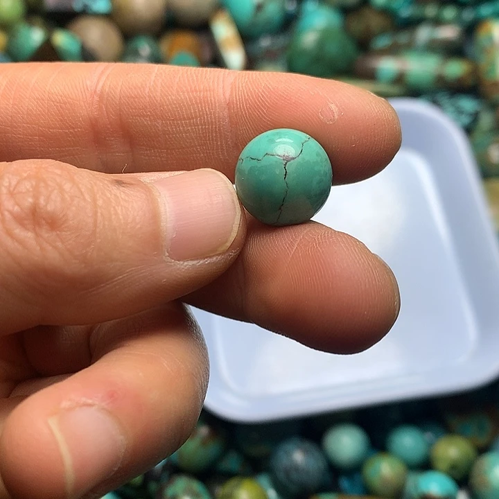 海***2铁合金高瓷绿蓝圆珠