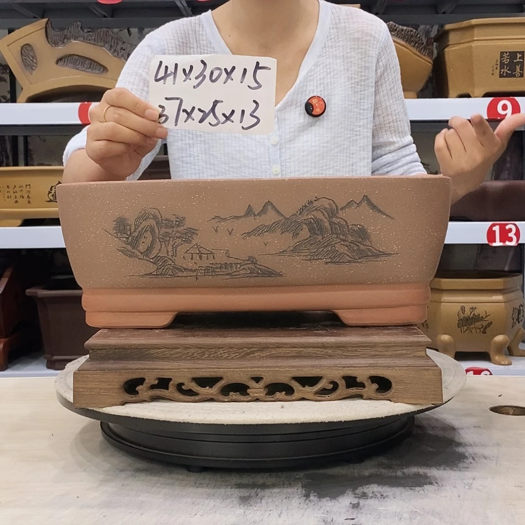 紫砂花盆紫砂花盆