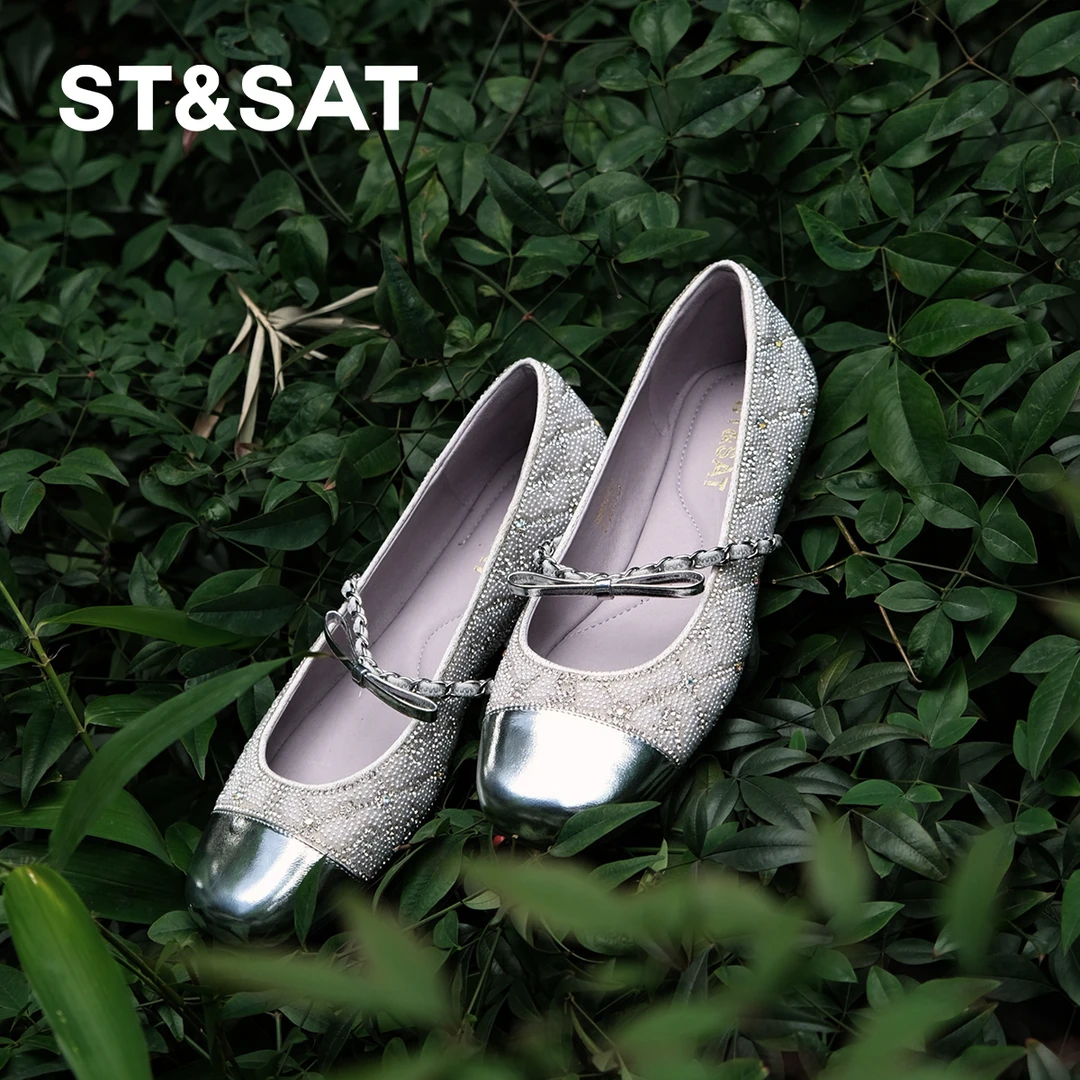 【星梦奇缘】星期六新款时尚鞋方头浅口单鞋玛丽珍女鞋平底1071