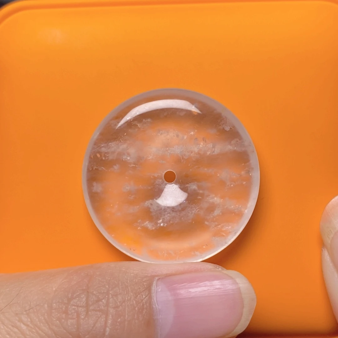 裔***泓石英质玉未镶嵌吊坠(不含链)俄料