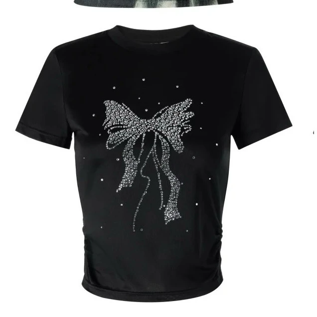 【小欣专属】UT女装多功能链接蝴蝶亮钻T  4T142