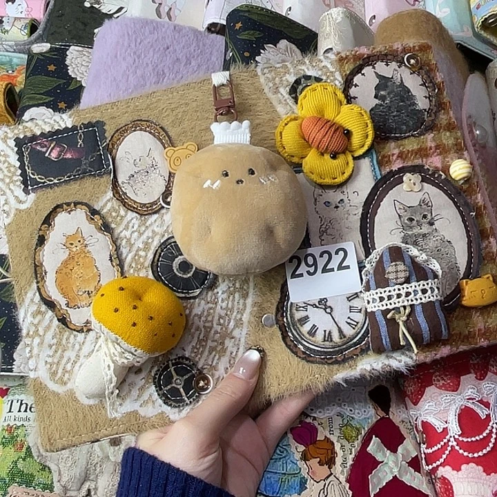 织绣A6活页不带纸2922