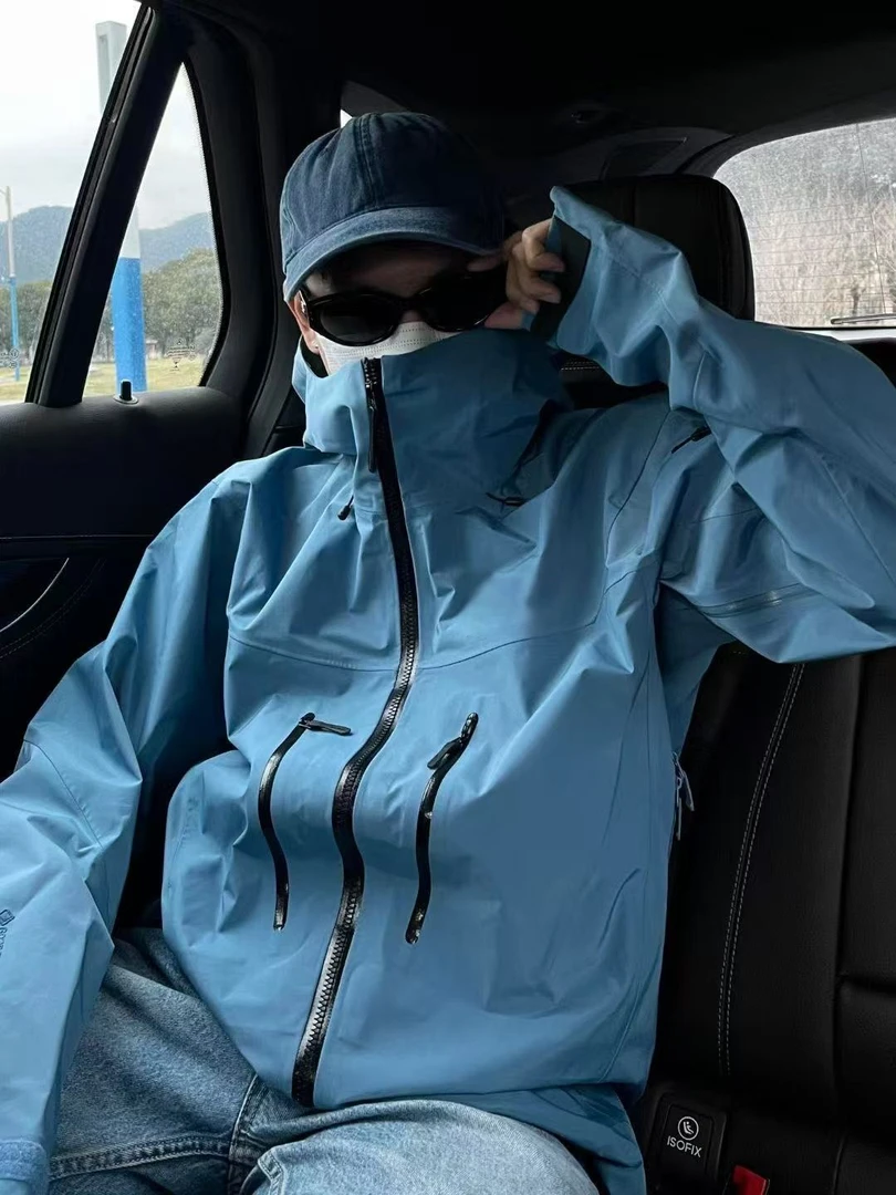 【台州茑王】SV七代冲锋衣男女防风防水压胶硬壳户外登山服外套