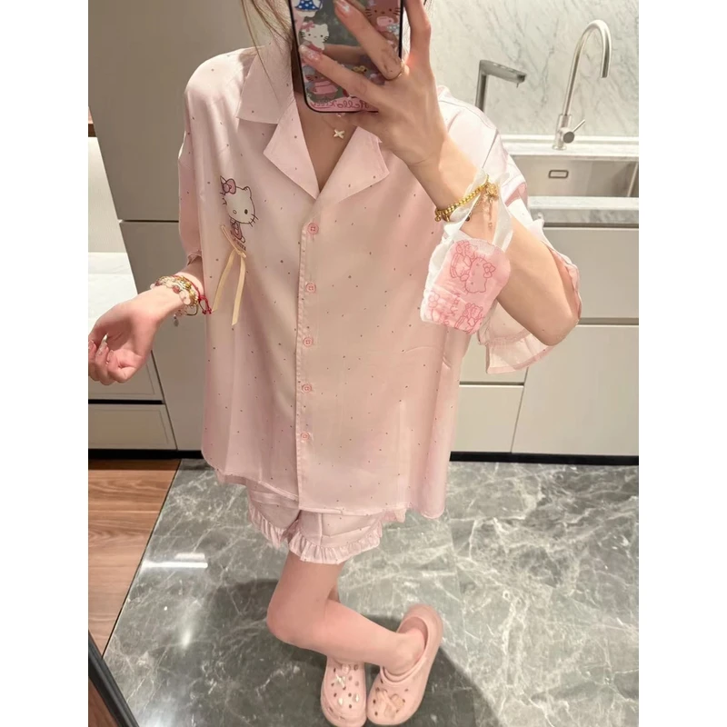 新带胸垫【1号链接】短裤短袖长裤带胸垫三件套套主播念到编码拍下