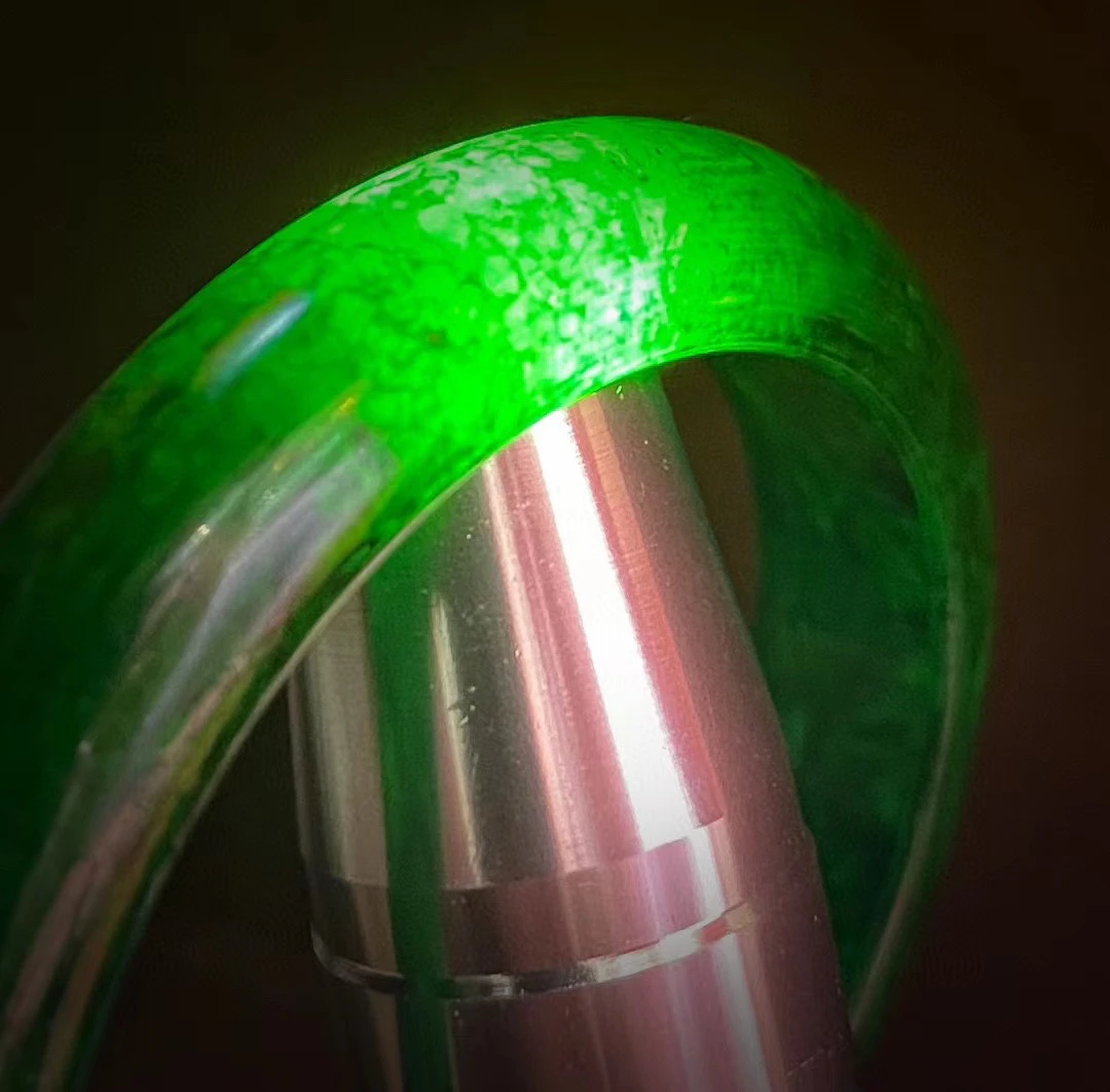 非金属珐琅手镯 高级爆款手镯 母亲节礼物 女朋友礼物正品 透光绿