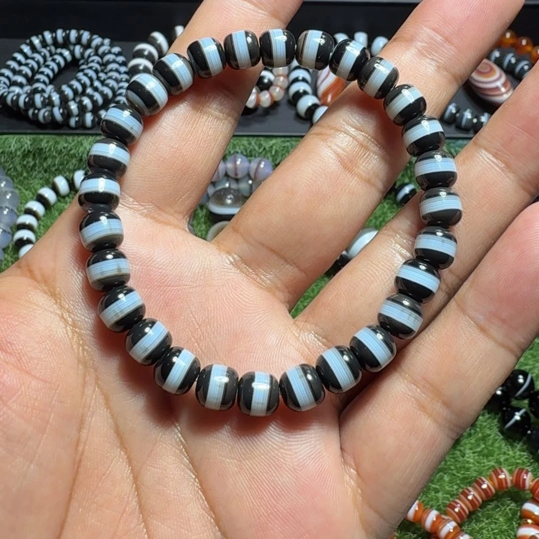 玛瑙/玉髓一线药师玛瑙手串未镶嵌7.5