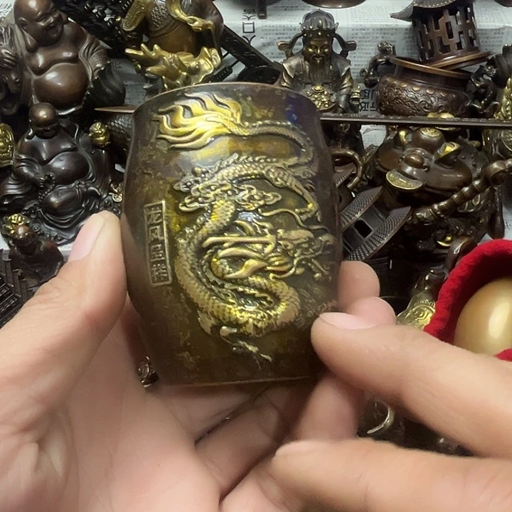 顺顺利利，铜器摆件