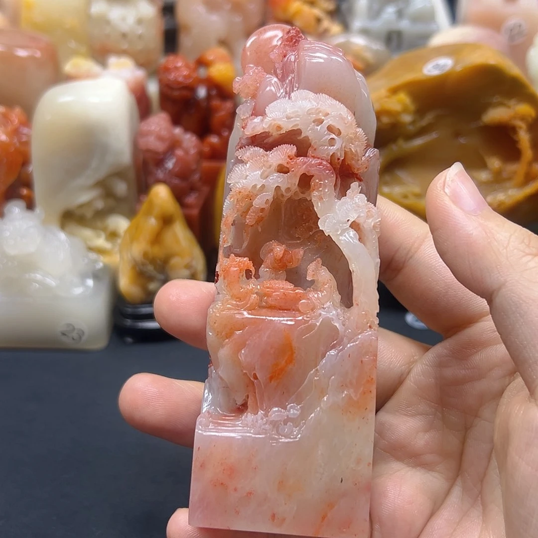 寿山石啥**看印章雕刻工艺