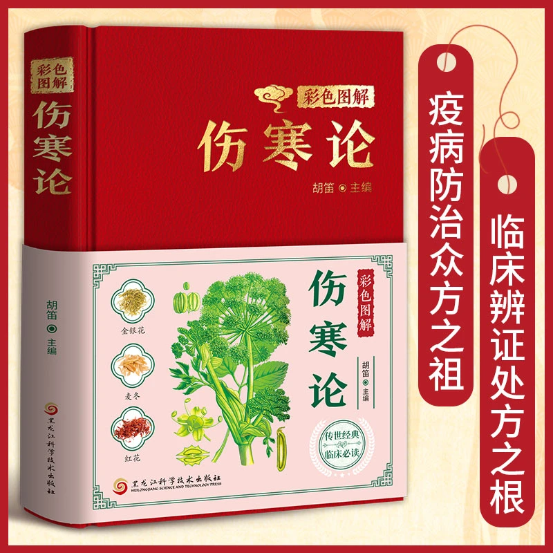 精装彩色图解伤寒论漫画讲透伤寒论增强免疫百病食疗防疫为先