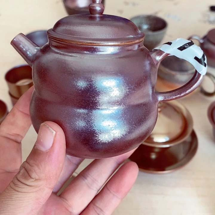 柴烧茶具套杯子杯子