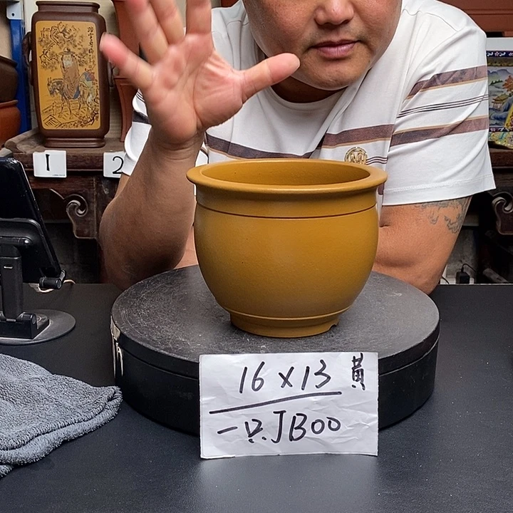 紫砂花盆货号一只JB00