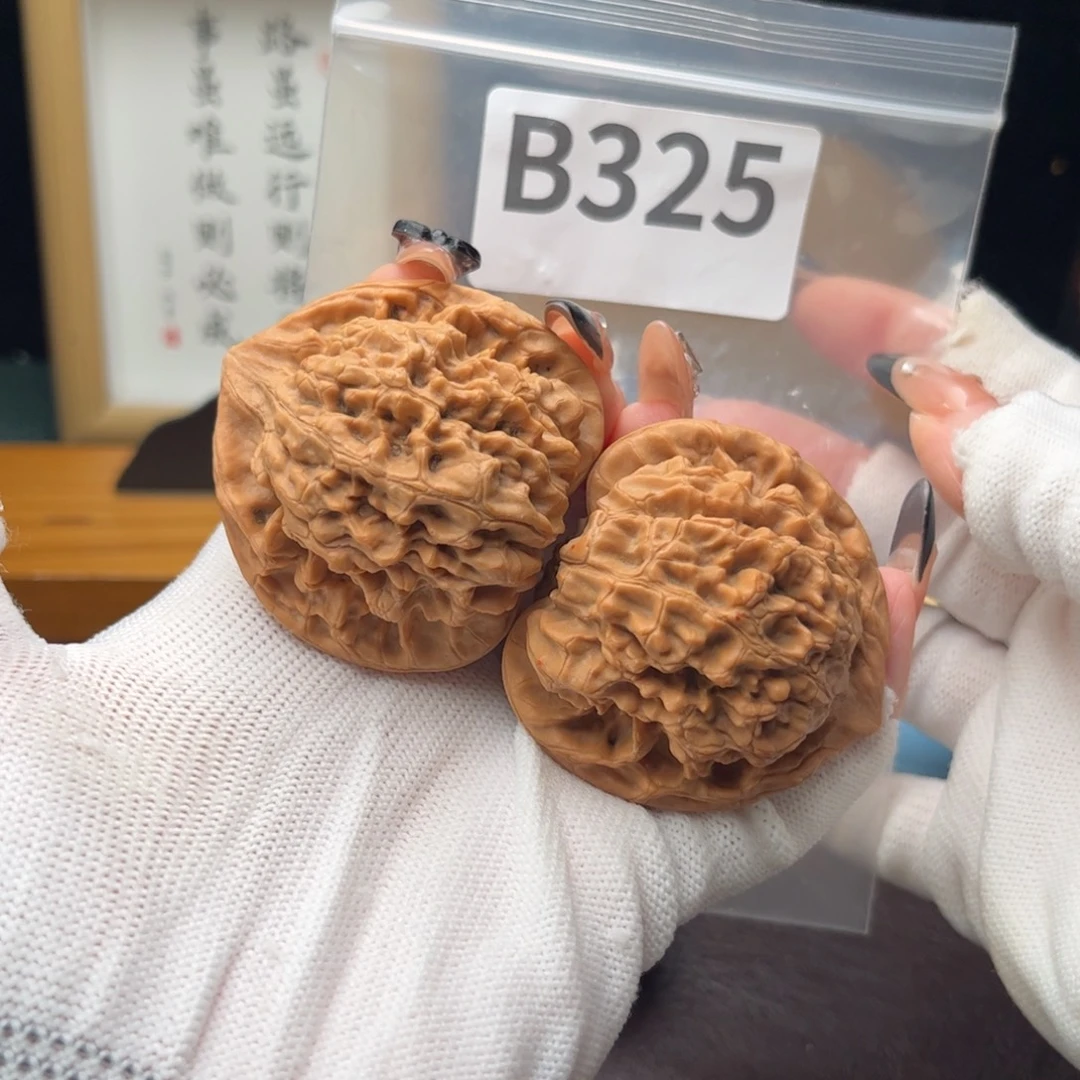 文玩核桃把件49官帽b325
