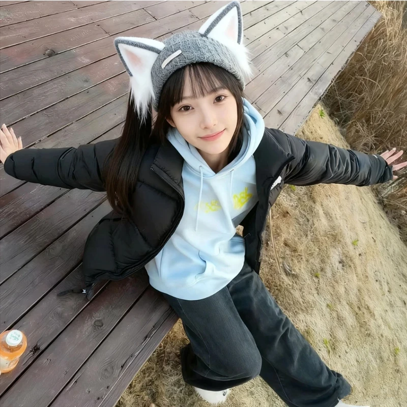 2025款最新冬季经典男女休闲百搭刺绣羽绒服防水防风FH008