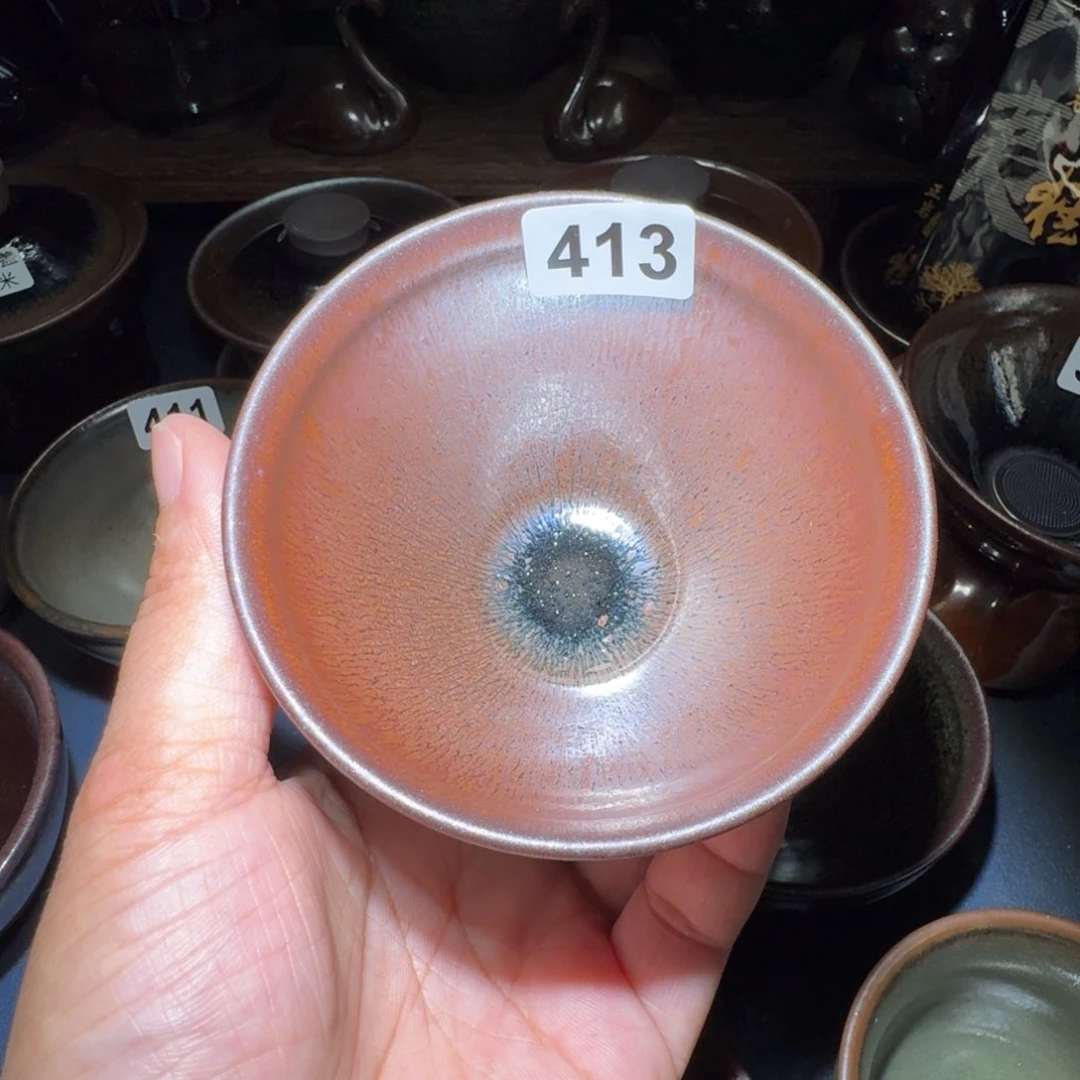 小雨茶盏，手工柴烧遗***界