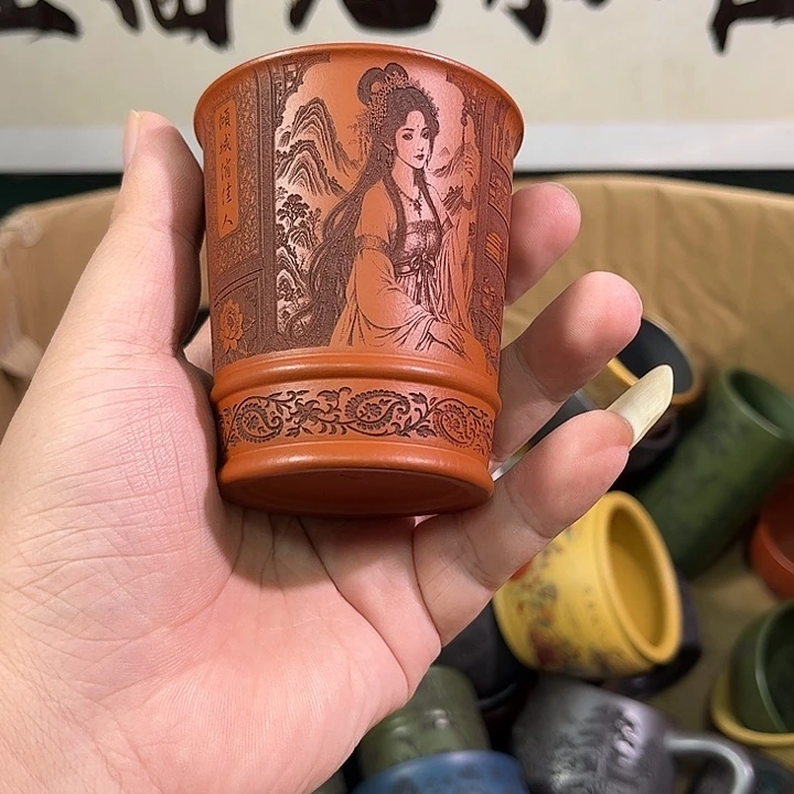 茶杯紫砂全手工紫砂主人杯