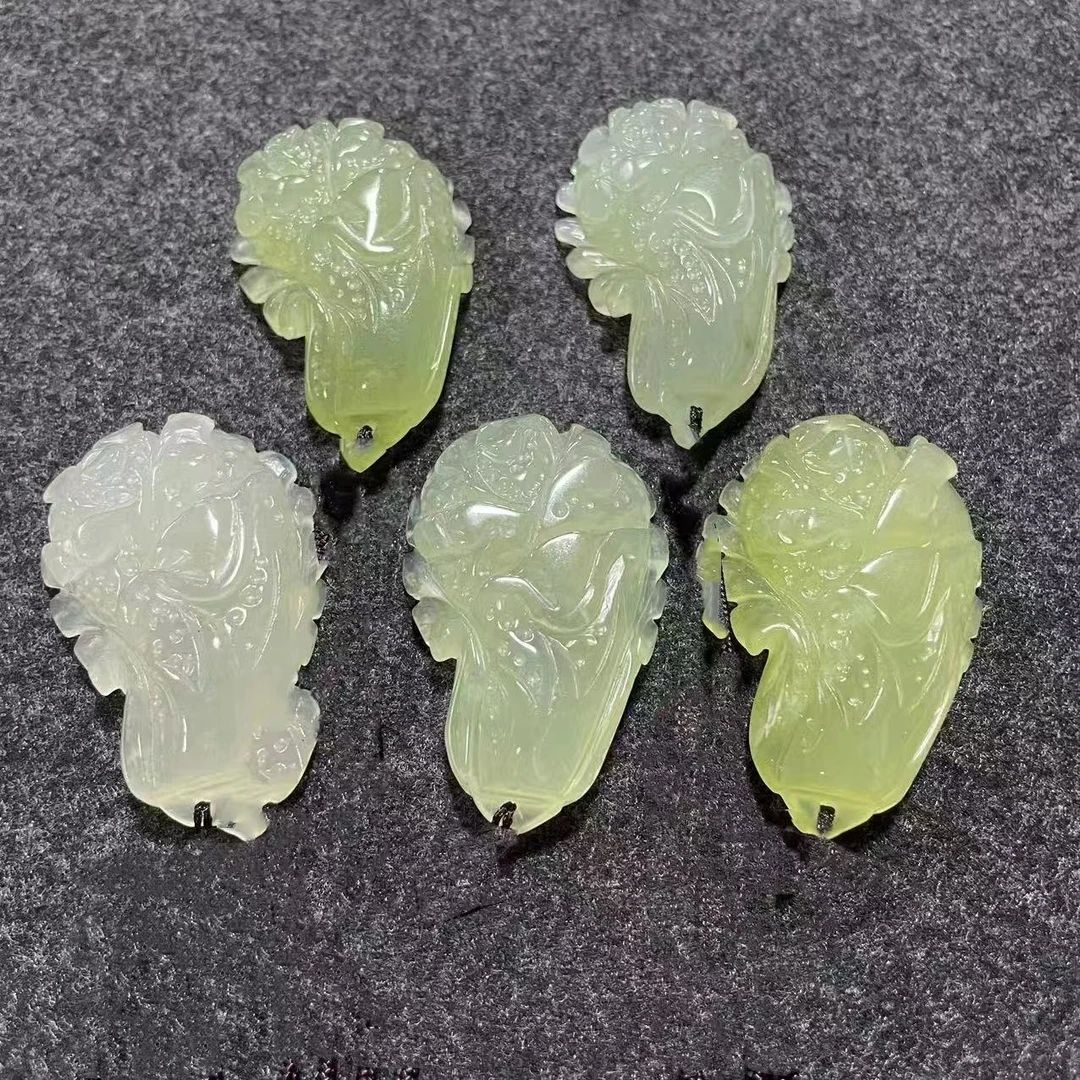 【童总福利】纯天然玉石未镶嵌多样性发其一白菜   1