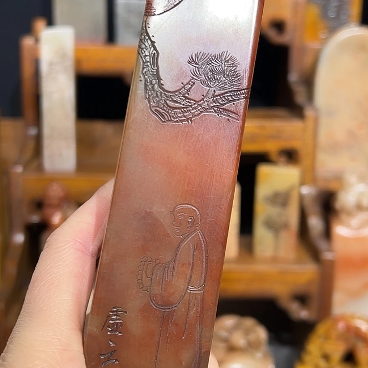 寿山石印石寿山石山山水水