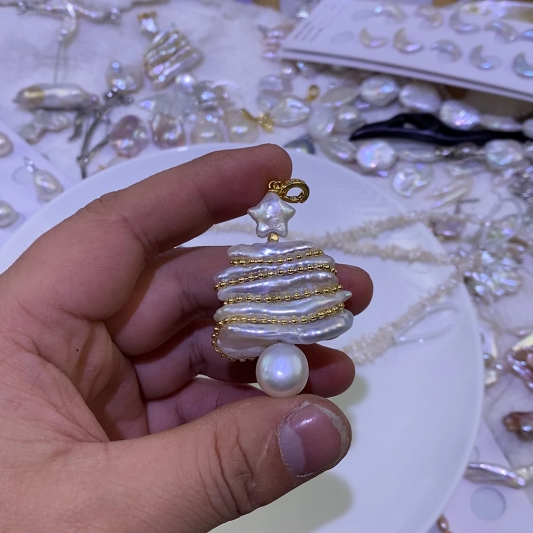 京***Y珠宝奇石淡水珍珠未镶嵌