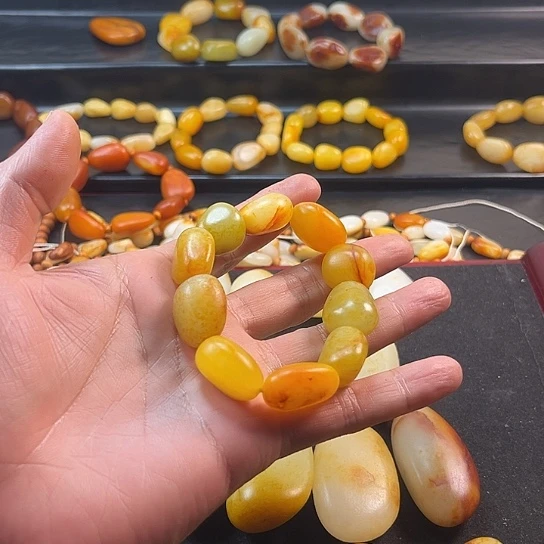 风***阻和田玉未镶嵌颈饰
