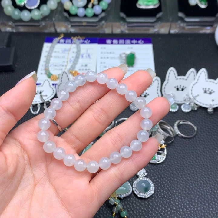18K金镶嵌手链翡翠