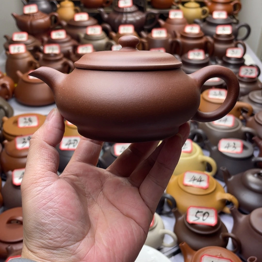 茶壶紫砂宜兴紫砂半手工