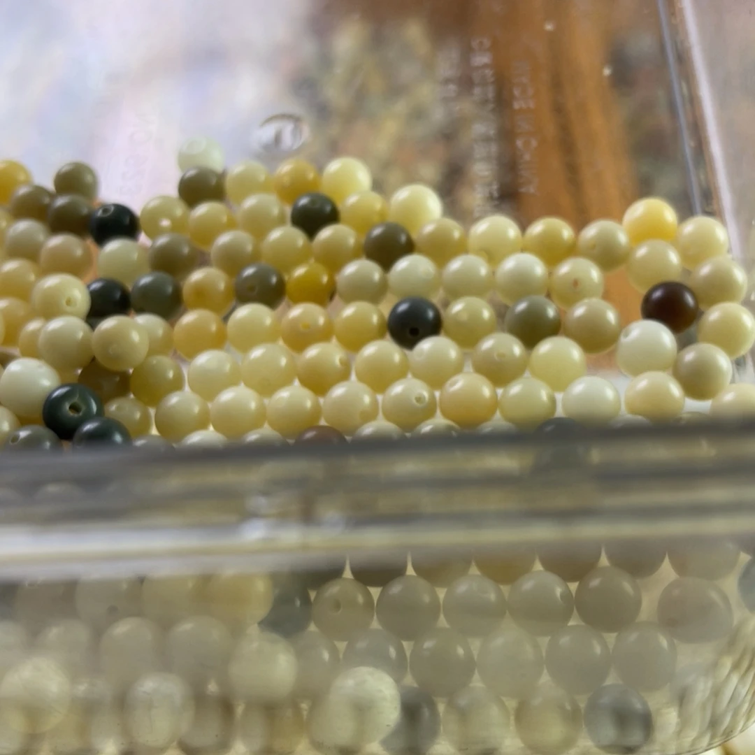 往***首白玉菩提吊坠瑕疵8多宝290