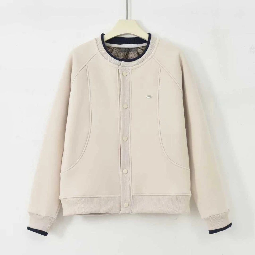 JDD-[时尚拼接]2025秋冬新款加厚百搭时尚撞色女外套GL-FD206