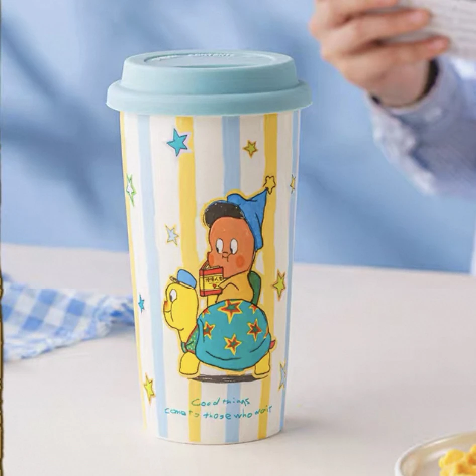 星星人慢慢大王双层杯带茶漏