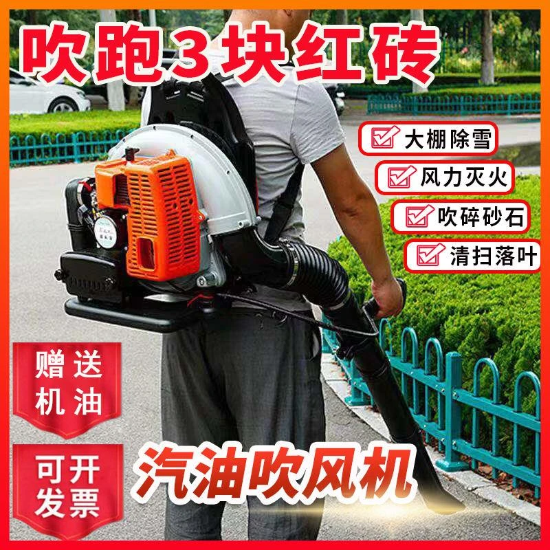 大功率汽油吹风机除尘器工地吹灰大棚吹雪机两冲四冲程手提背负式