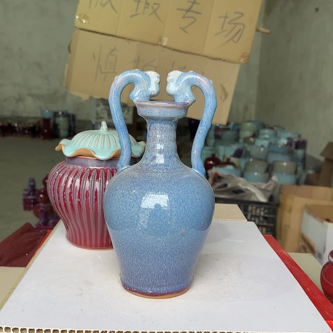 摆件陶郑家钧瓷摆件微瑕