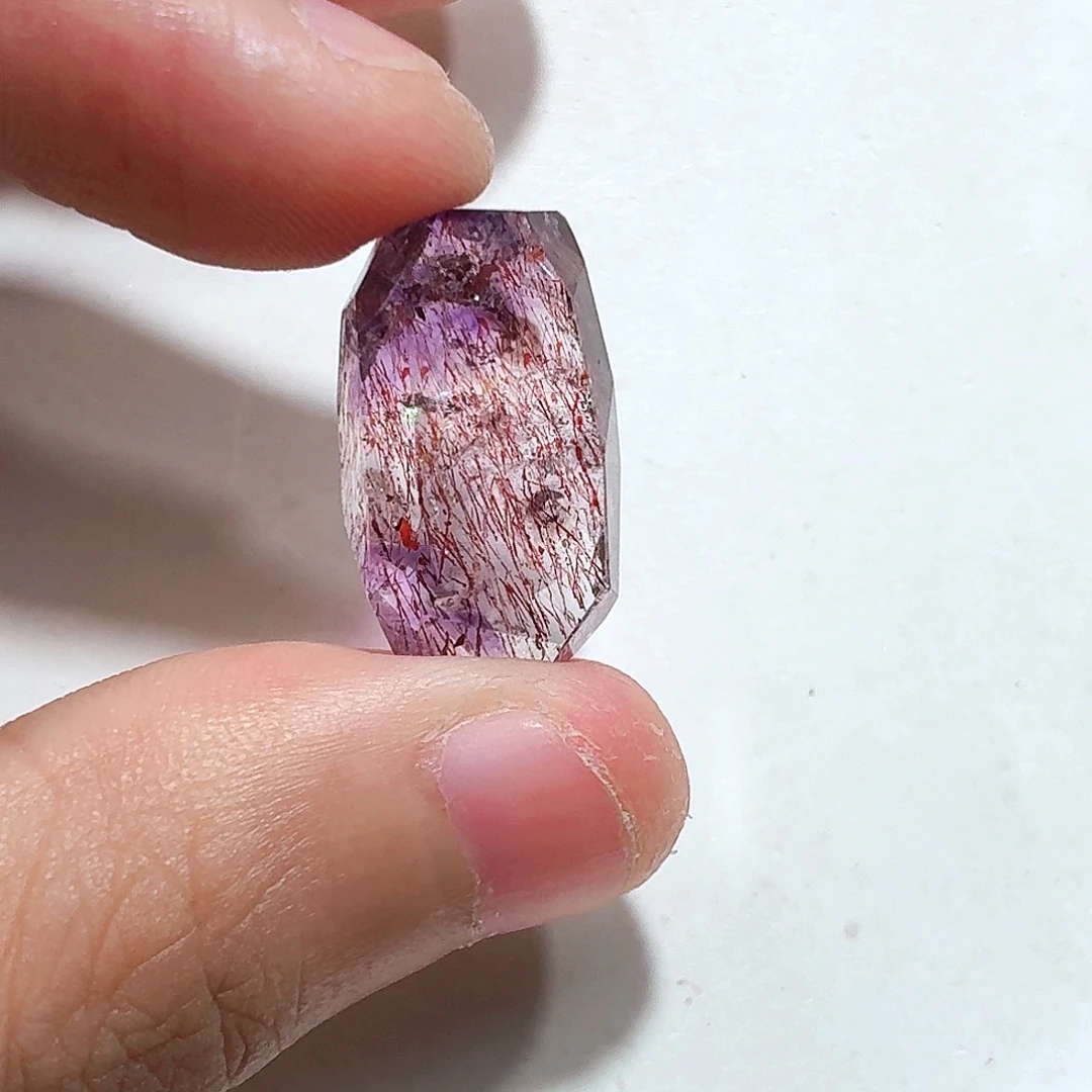 珠宝半成品水晶未镶嵌超七打孔不退换