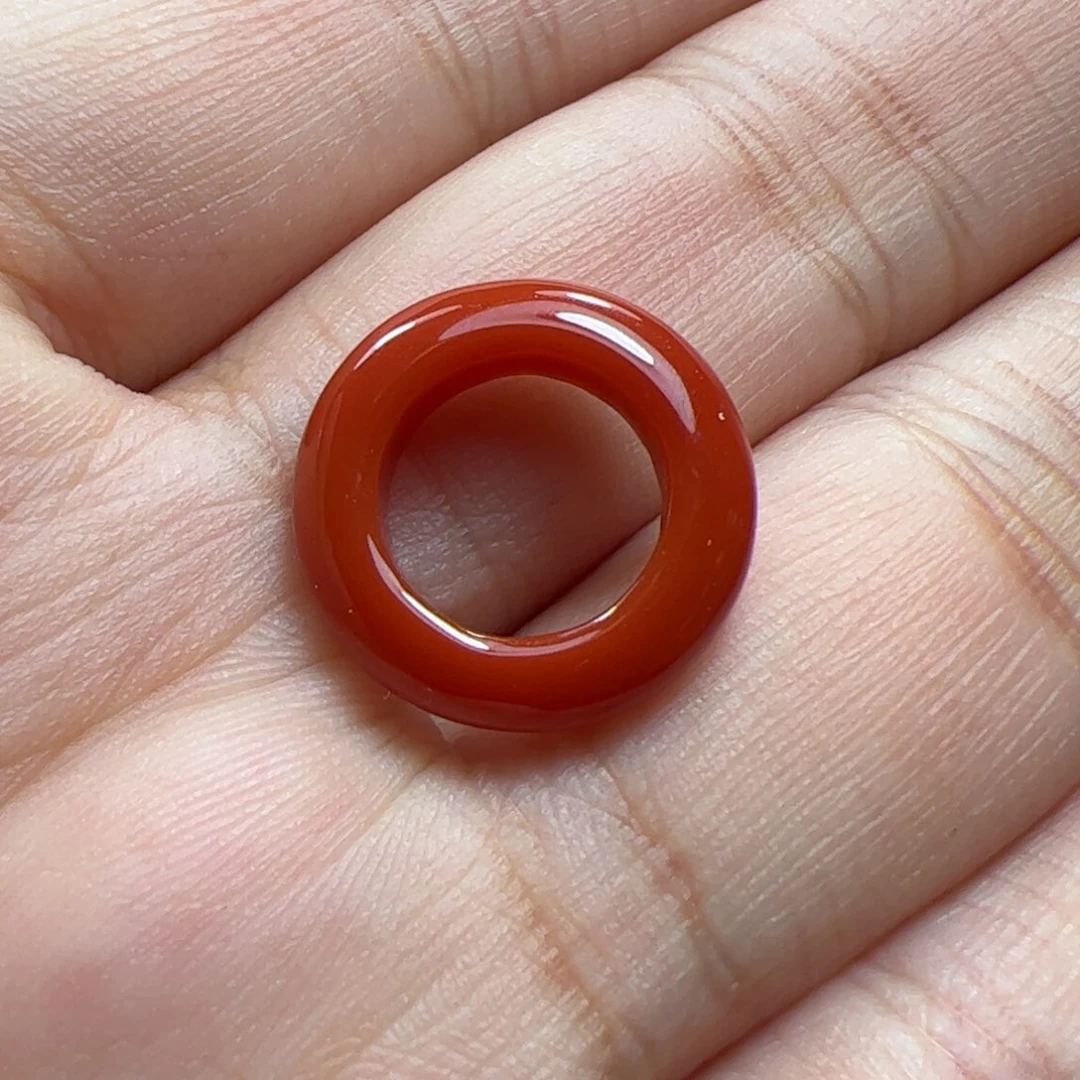 未镶嵌跑环南红玛瑙