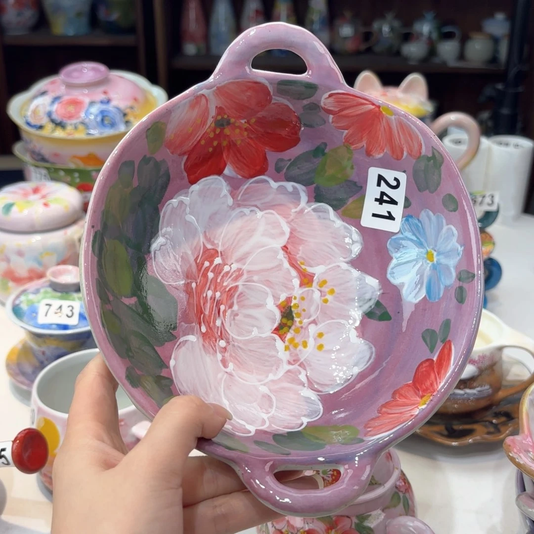 景德镇手绘高温釉下彩陶瓷茶具