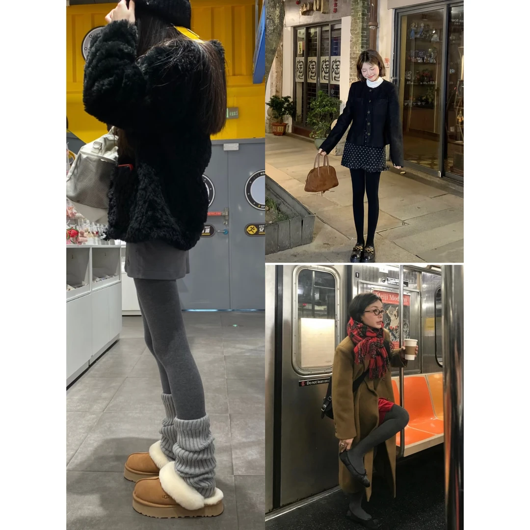 J-551015#怒推款 微压力美腿袜!显瘦美腿细条纹!高品质