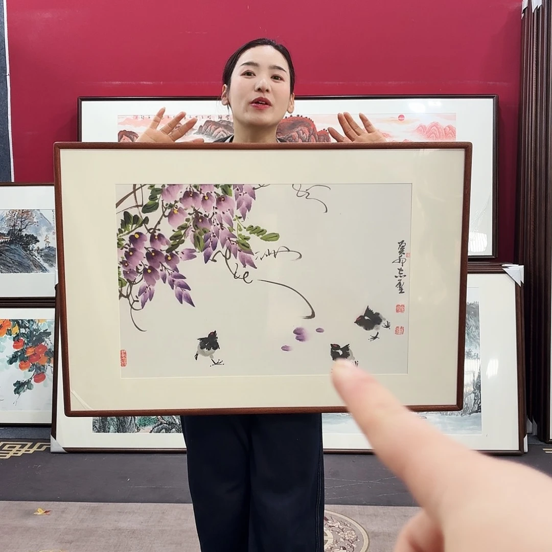 漫***～国画手绘作品90-60尺寸