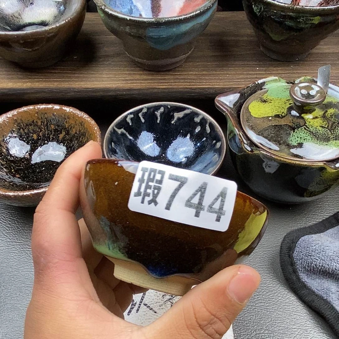 茶盏微瑕建盏主人杯子