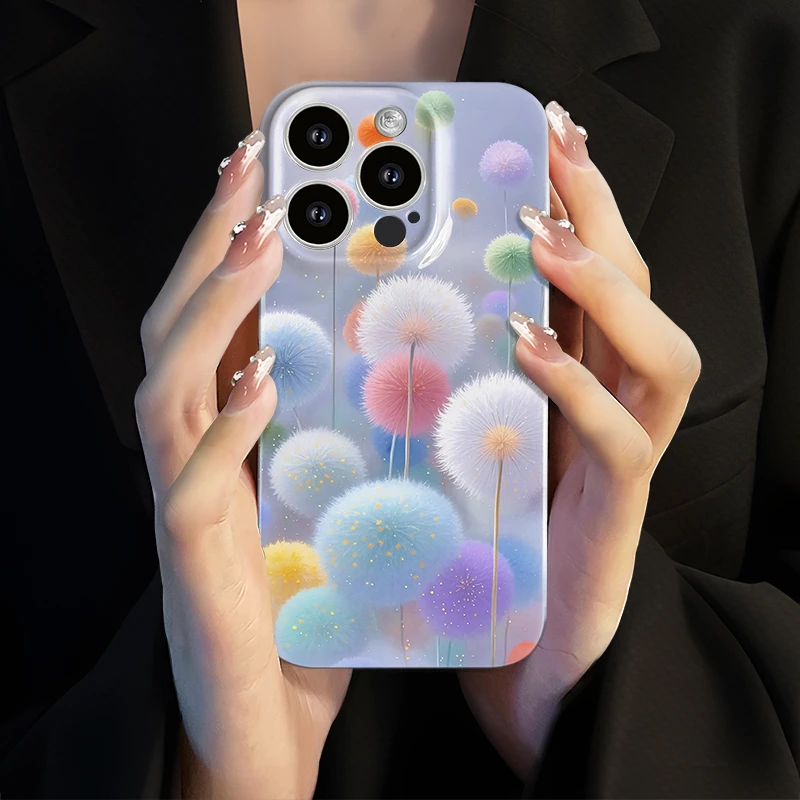 适用于苹果16华为OPPO小米VIVO高颜值简约潮流软菲林手机壳CA0858