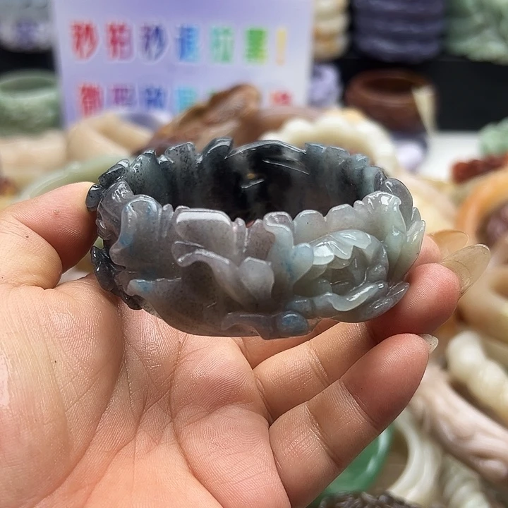 石英岩玉手镯未镶嵌六**顺