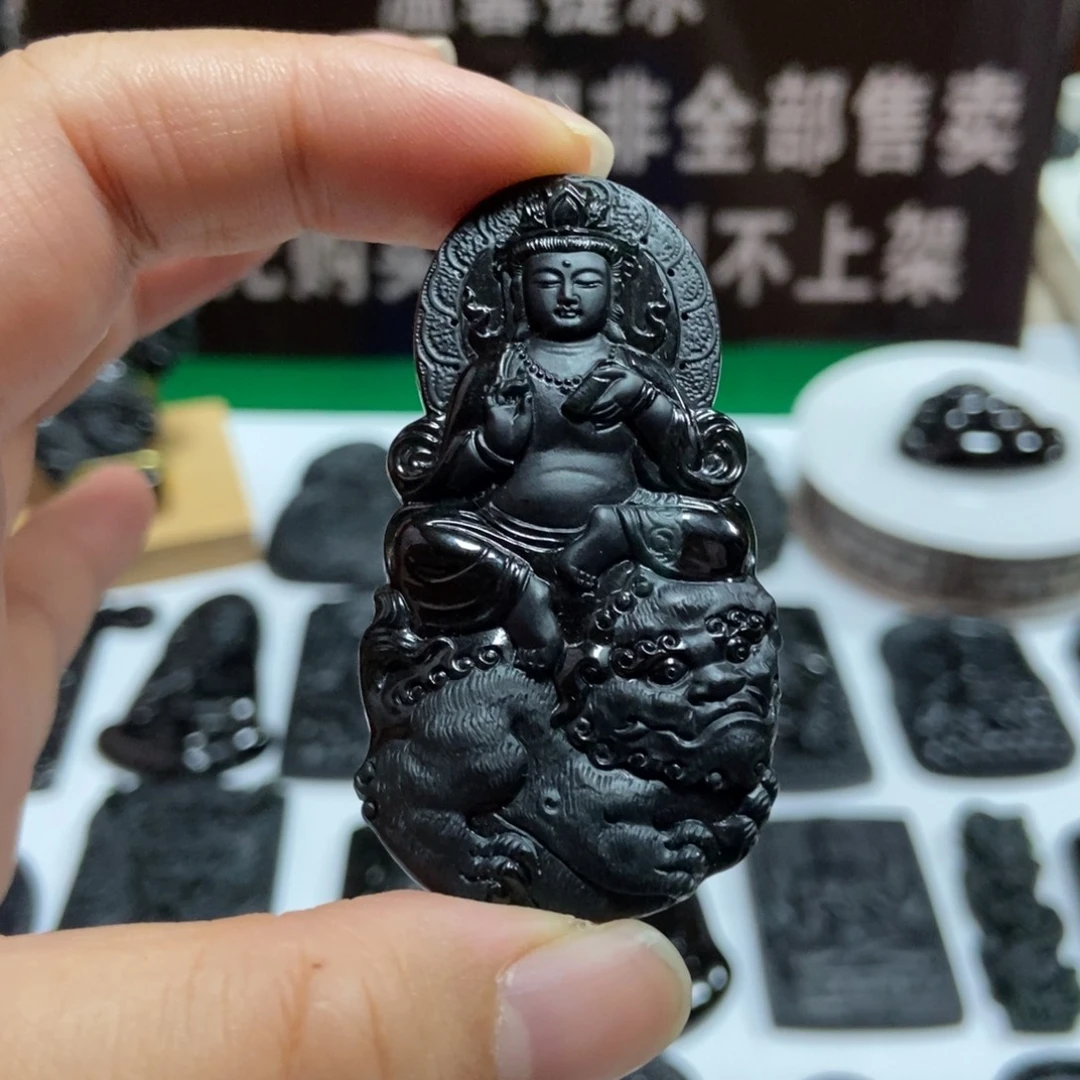 颈饰未镶嵌翡翠文殊