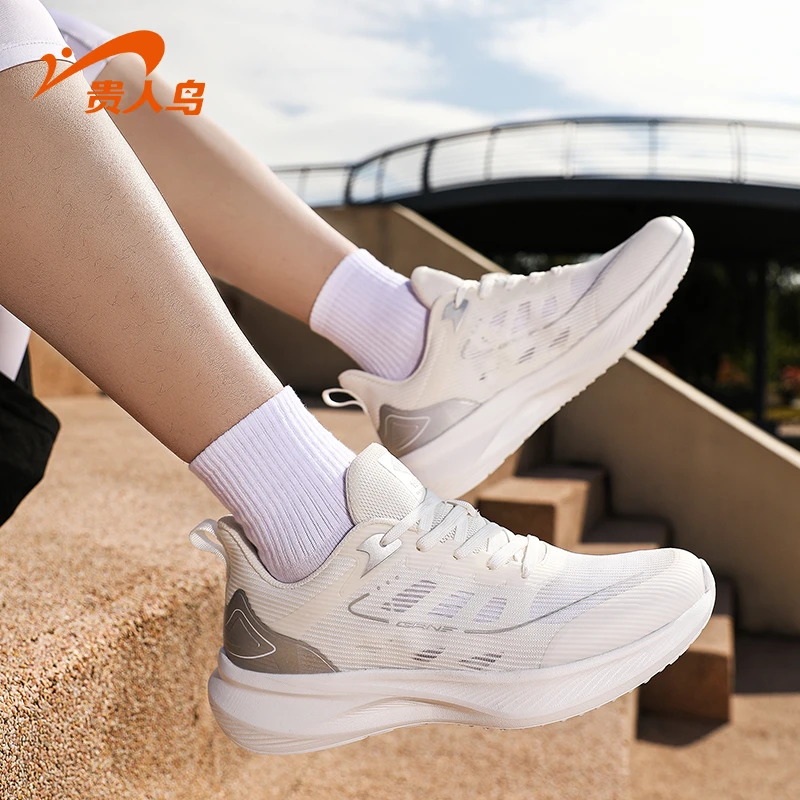 贵人鸟情侣轻便减震透气男跑步鞋软底运动鞋舒适防滑缓震P5B2253