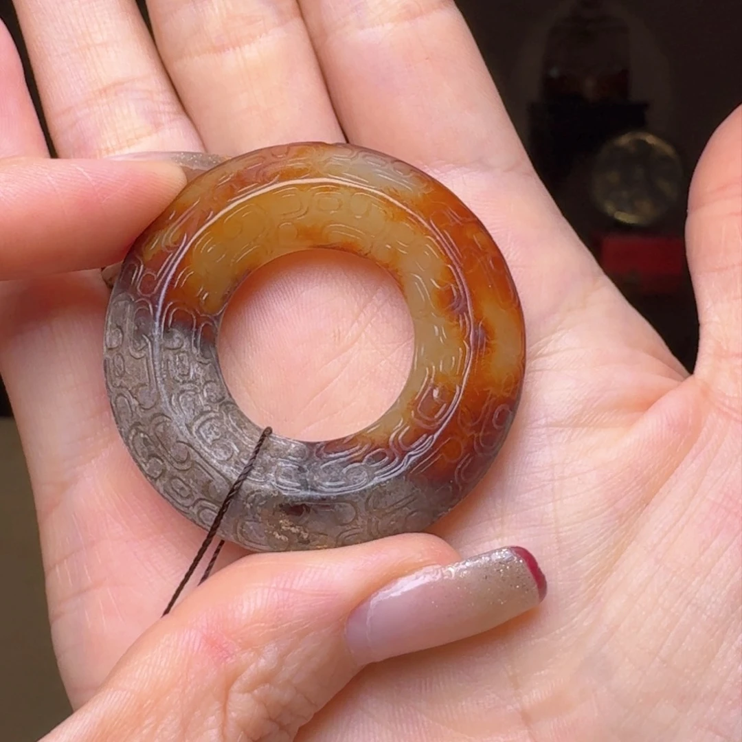 和田玉颈饰未镶嵌大*