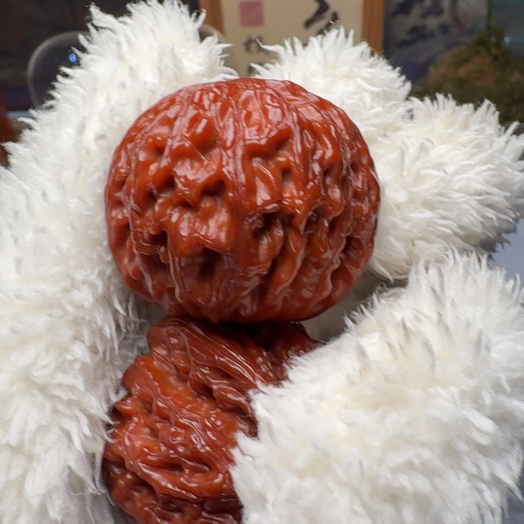 平***a吊坠文玩核桃39全品血磨