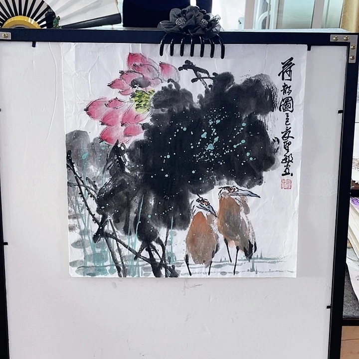 国画张圣敏先生纯手绘作品